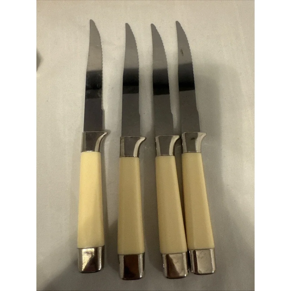 VTG REGENT SHEFFIELD Steak knives‎ Set of 4 Stainless Steel England